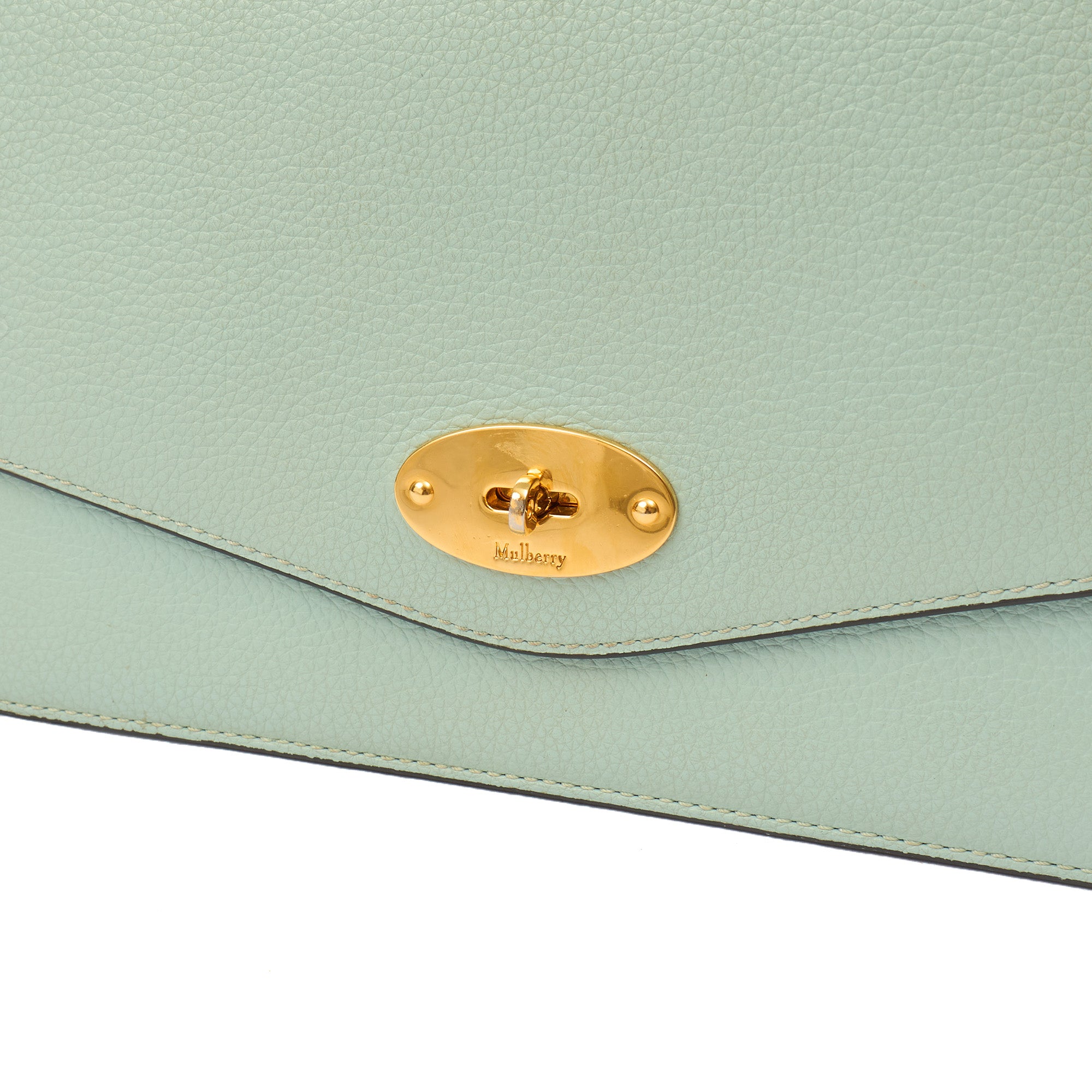 Mulberry Cross Body Darley Shoulder Bag  in Mint, Calfskin Leather