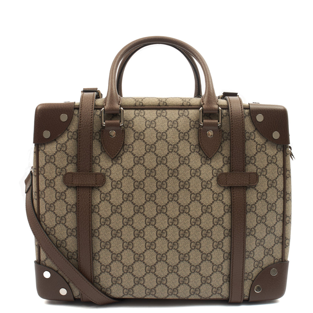 Gucci Top Handle Crossbody  in Brown, Leather