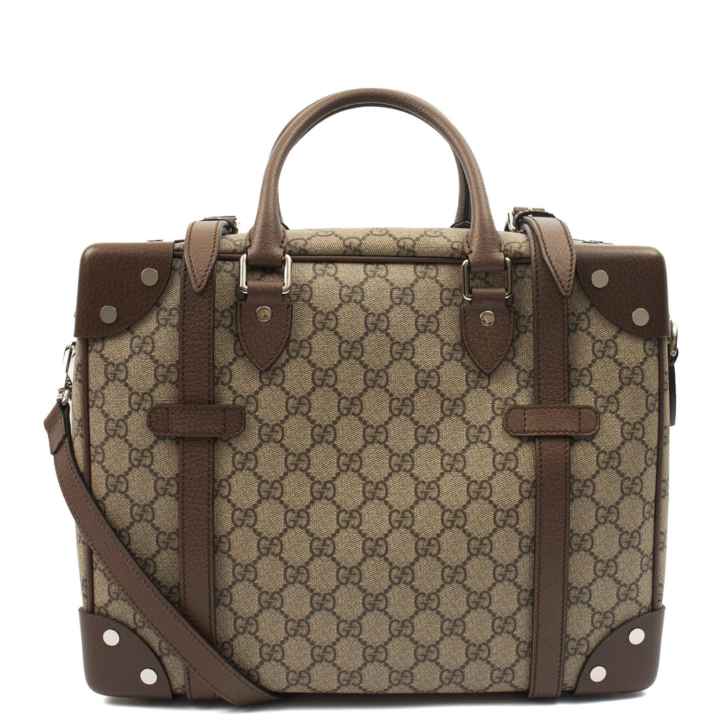 Gucci Top Handle Crossbody  in Brown, Leather