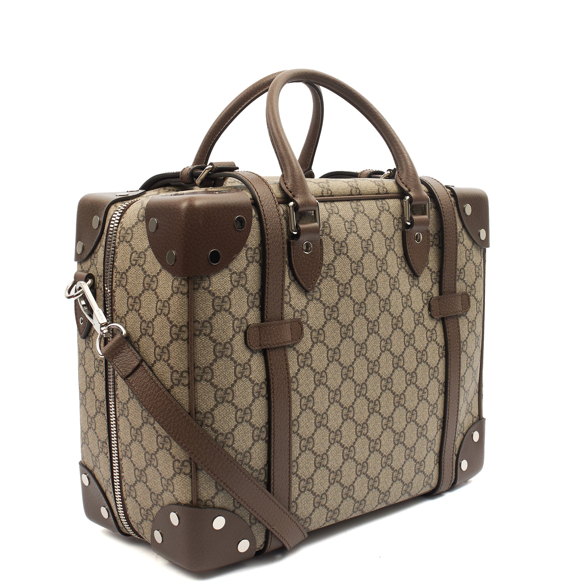 Gucci Top Handle Crossbody  in Brown, Leather