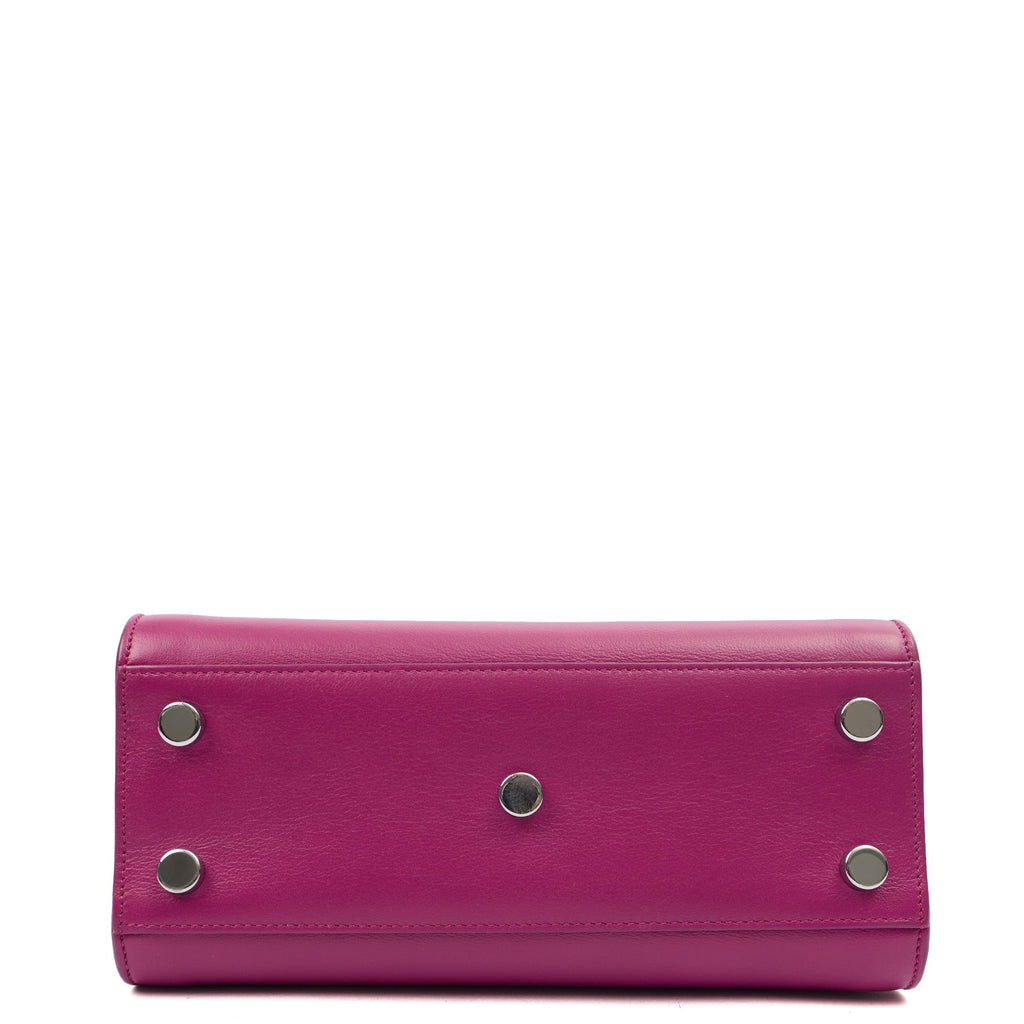 Saint Laurent Tote Sac de Jour Nano in Pink, Calfskin Leather