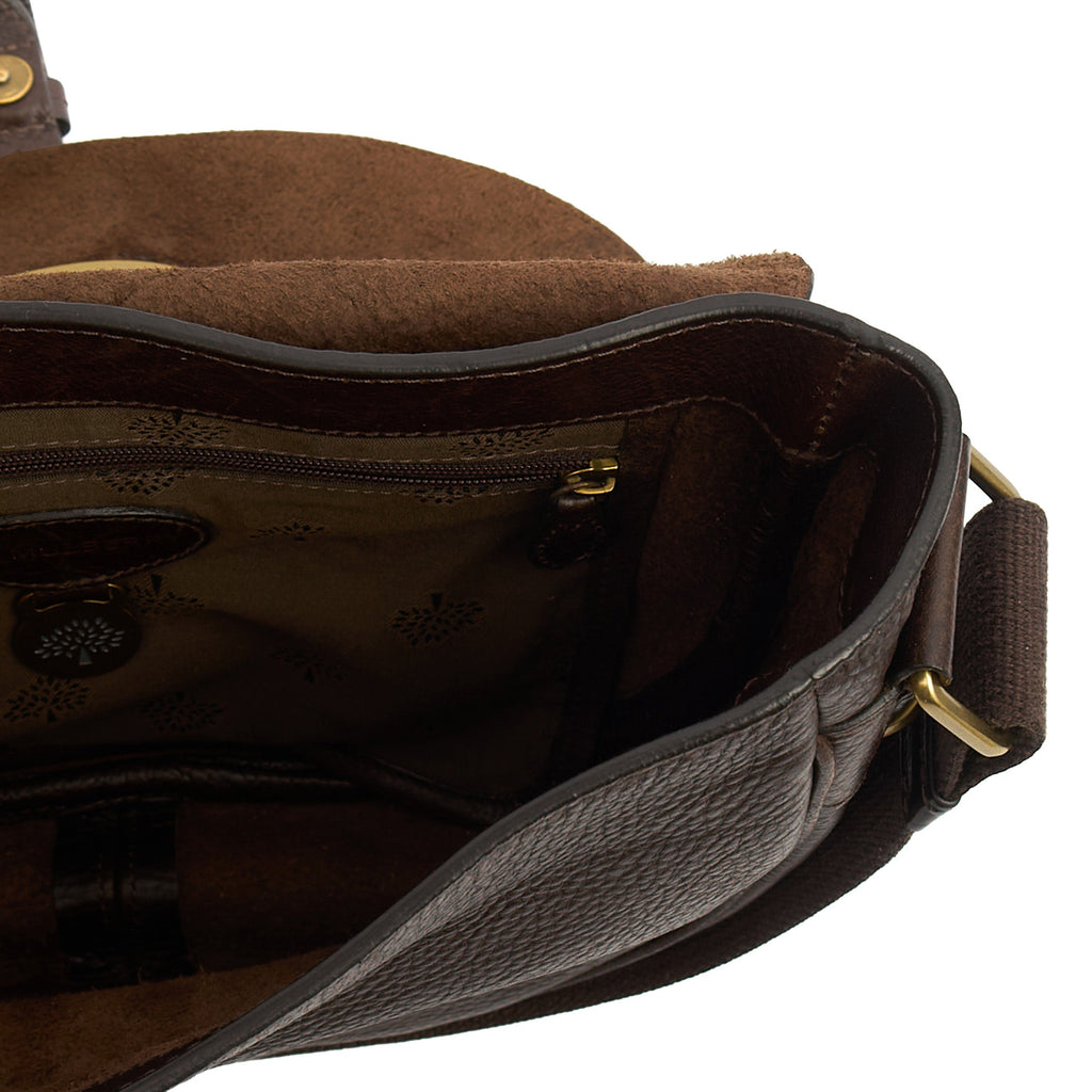 Mulberry Cross Body Vintage Shoulder Bag in Brown, Calfskin Leather