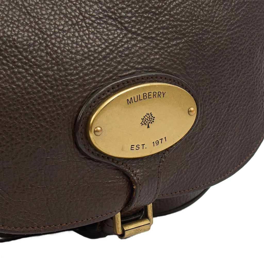 Mulberry Cross Body Vintage Shoulder Bag in Brown, Calfskin Leather
