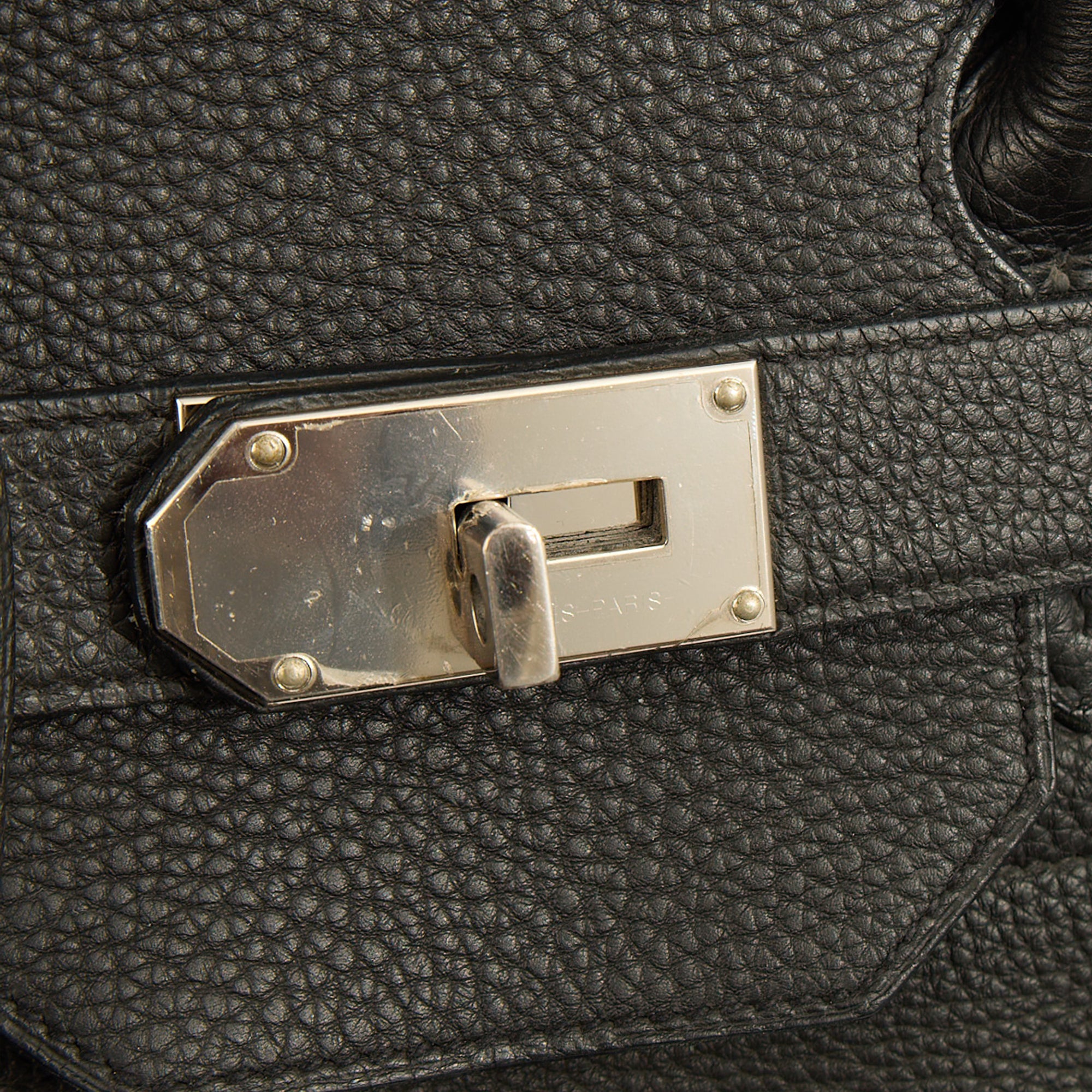Hermes Tote HAC 60 in Black, Togo Leather