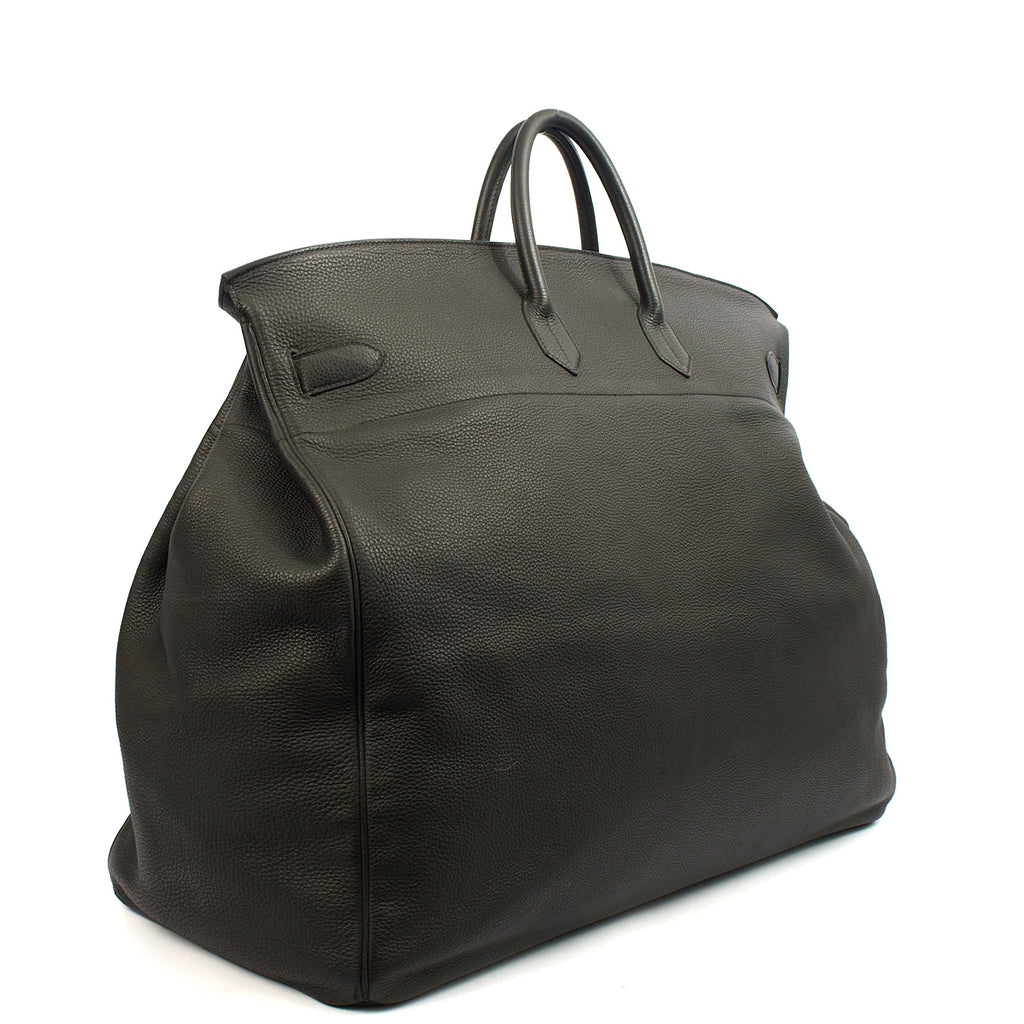 Hermes Tote HAC 60 in Black, Togo Leather