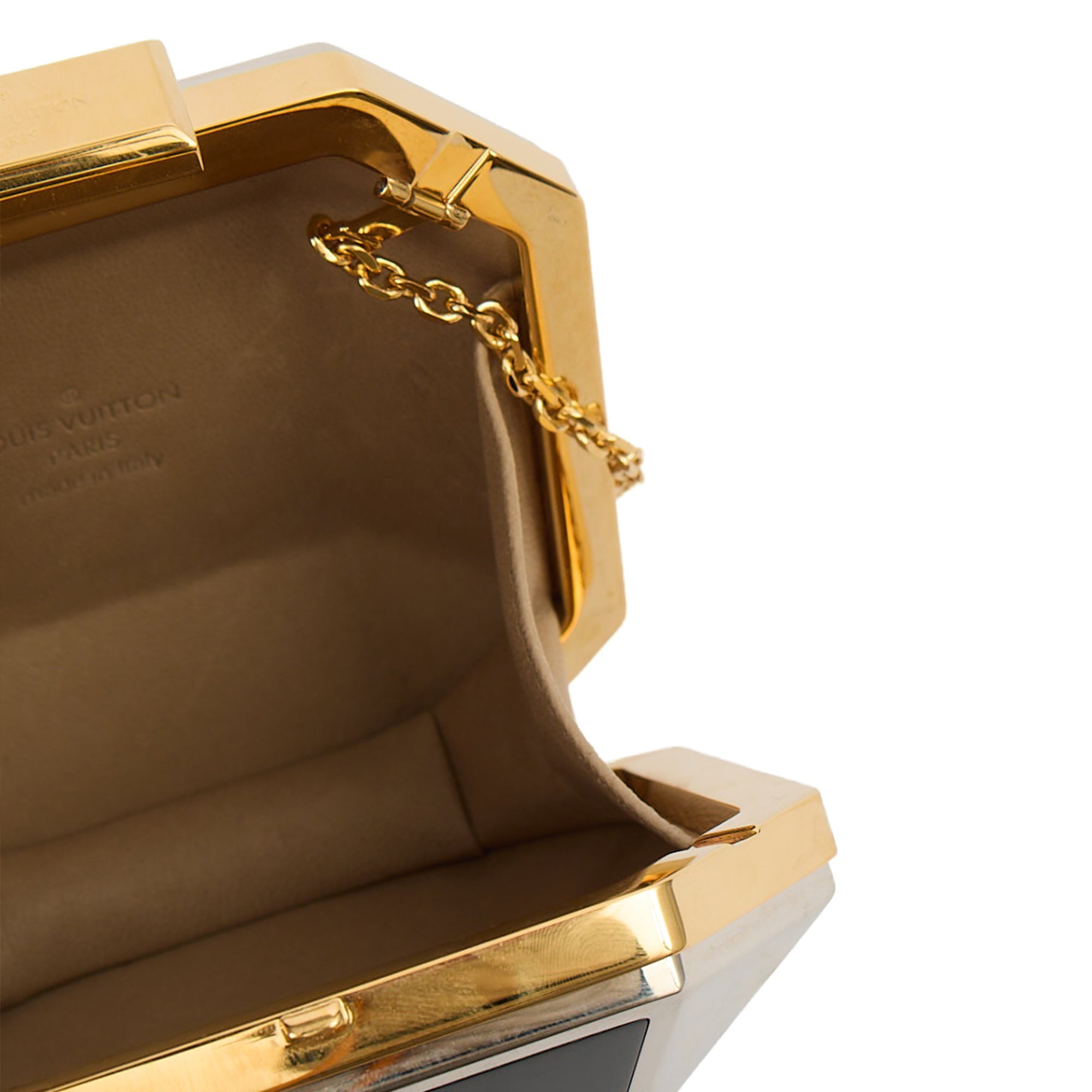 Louis Vuitton Mini Bag Motard Minaudiere Clutch in Black, Other
