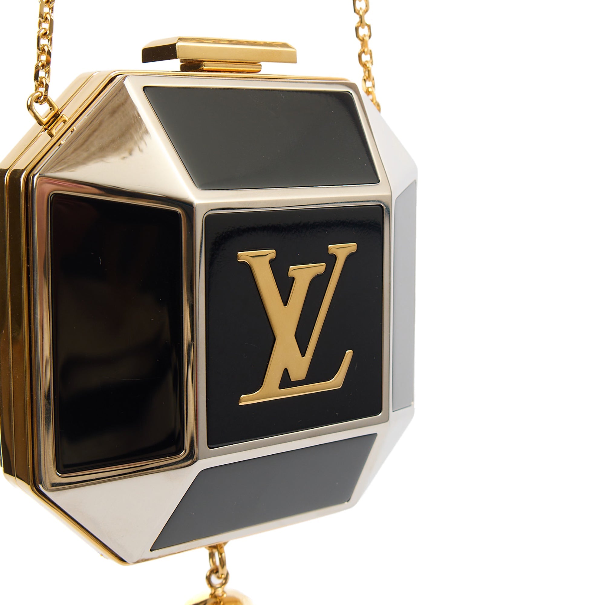 Louis Vuitton Mini Bag Motard Minaudiere Clutch in Black, Other