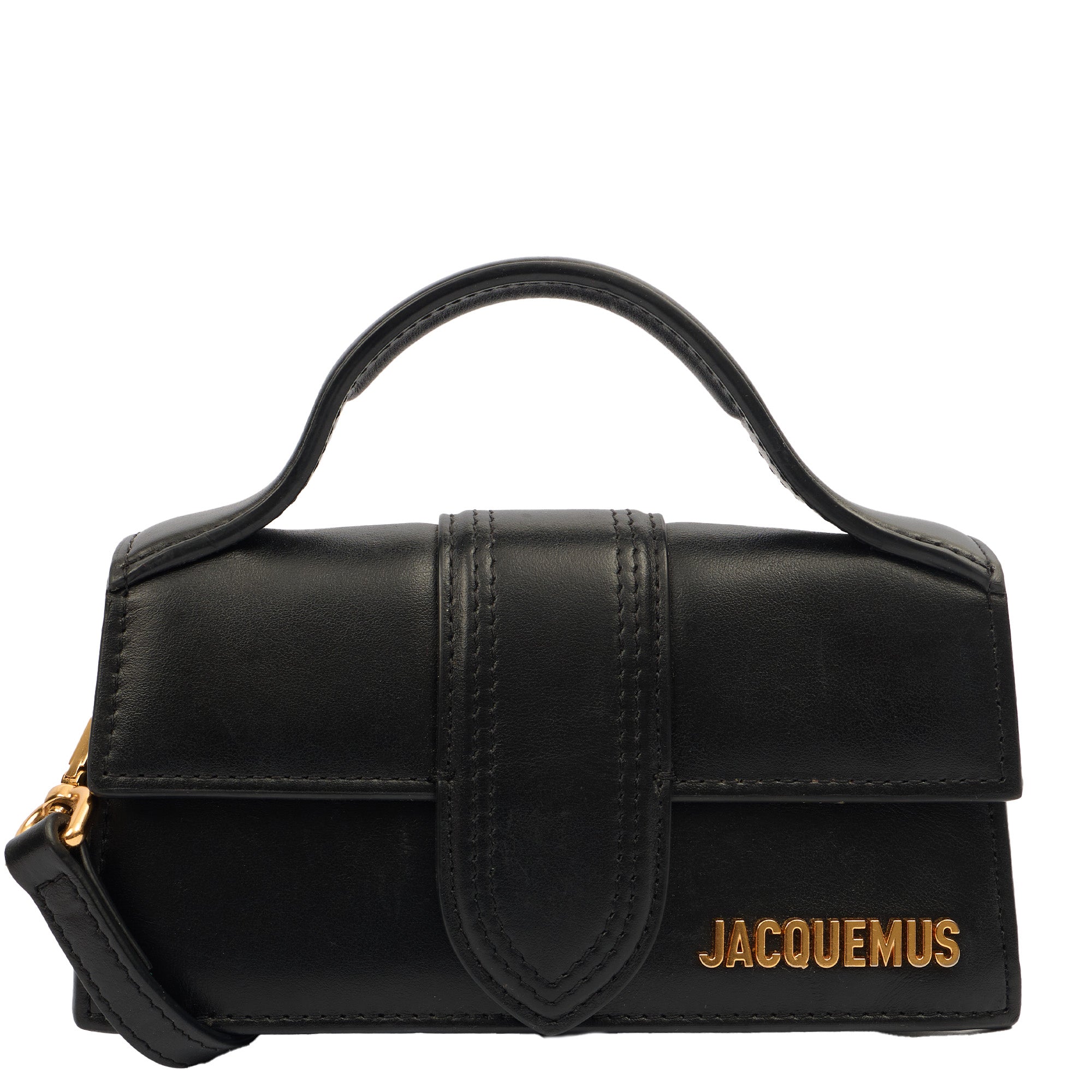 Jacquemus Cross Body Le Bambino in Black, Leather