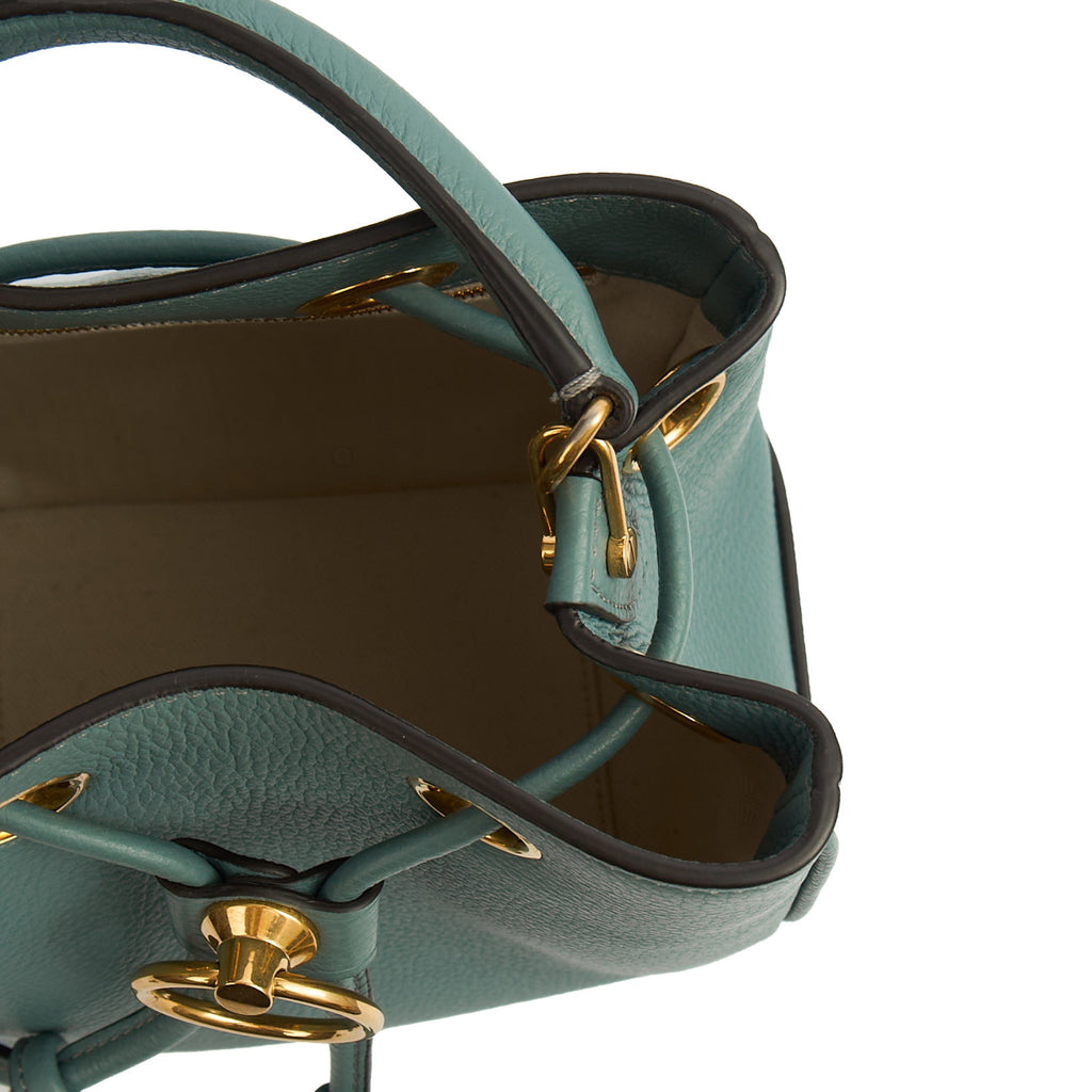 Mulberry Top Handle Hampstead - Small in Blue, Calfskin Leather