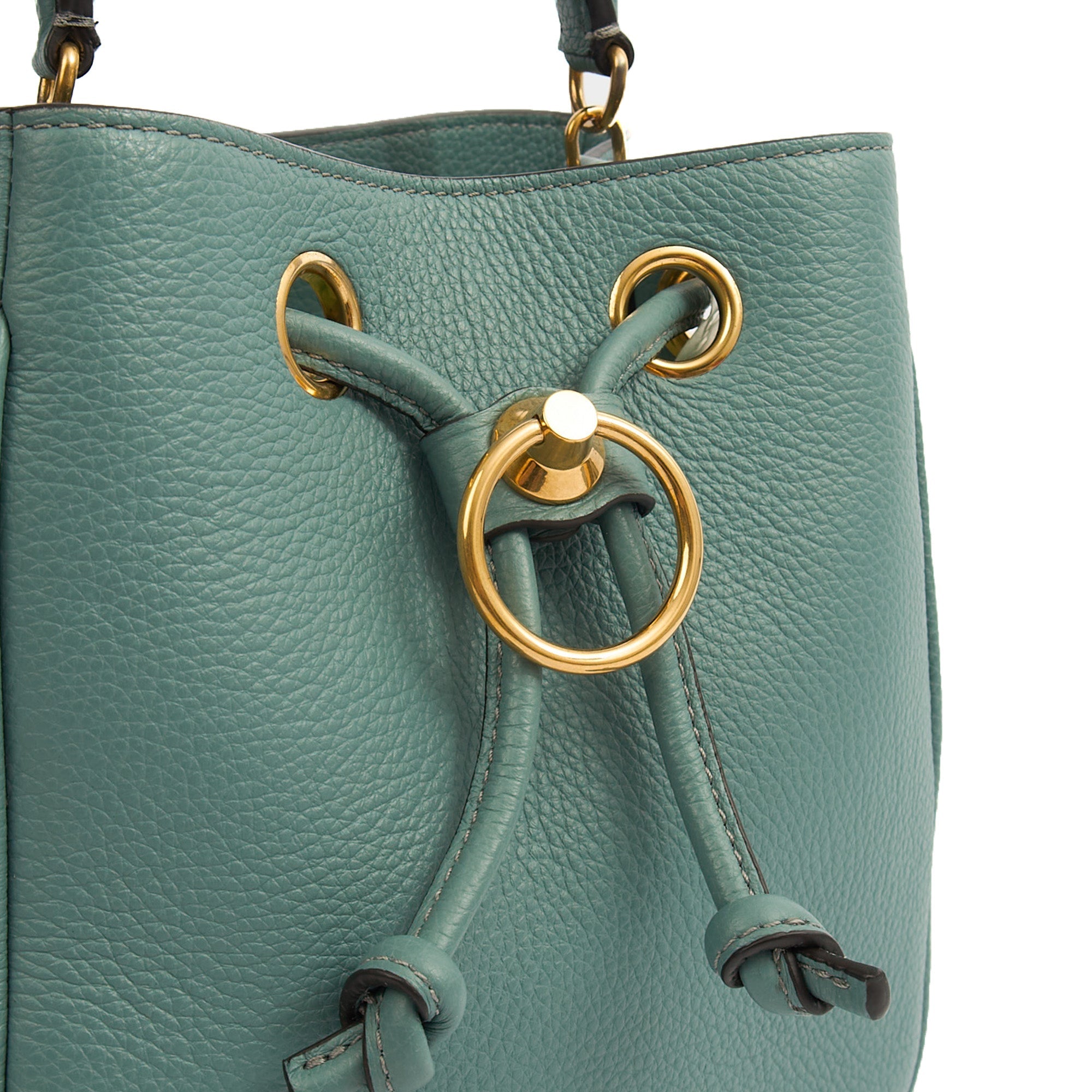 Mulberry Top Handle Hampstead - Small in Blue, Calfskin Leather