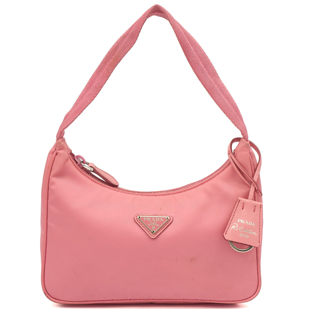 Prada Mini Bag Re-edition 2000 Nylon Mini Bag in Pink, Nylon