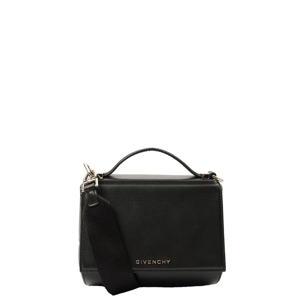 Givenchy Top Handle Pandora Box - Mini in Black, Box Calfskin