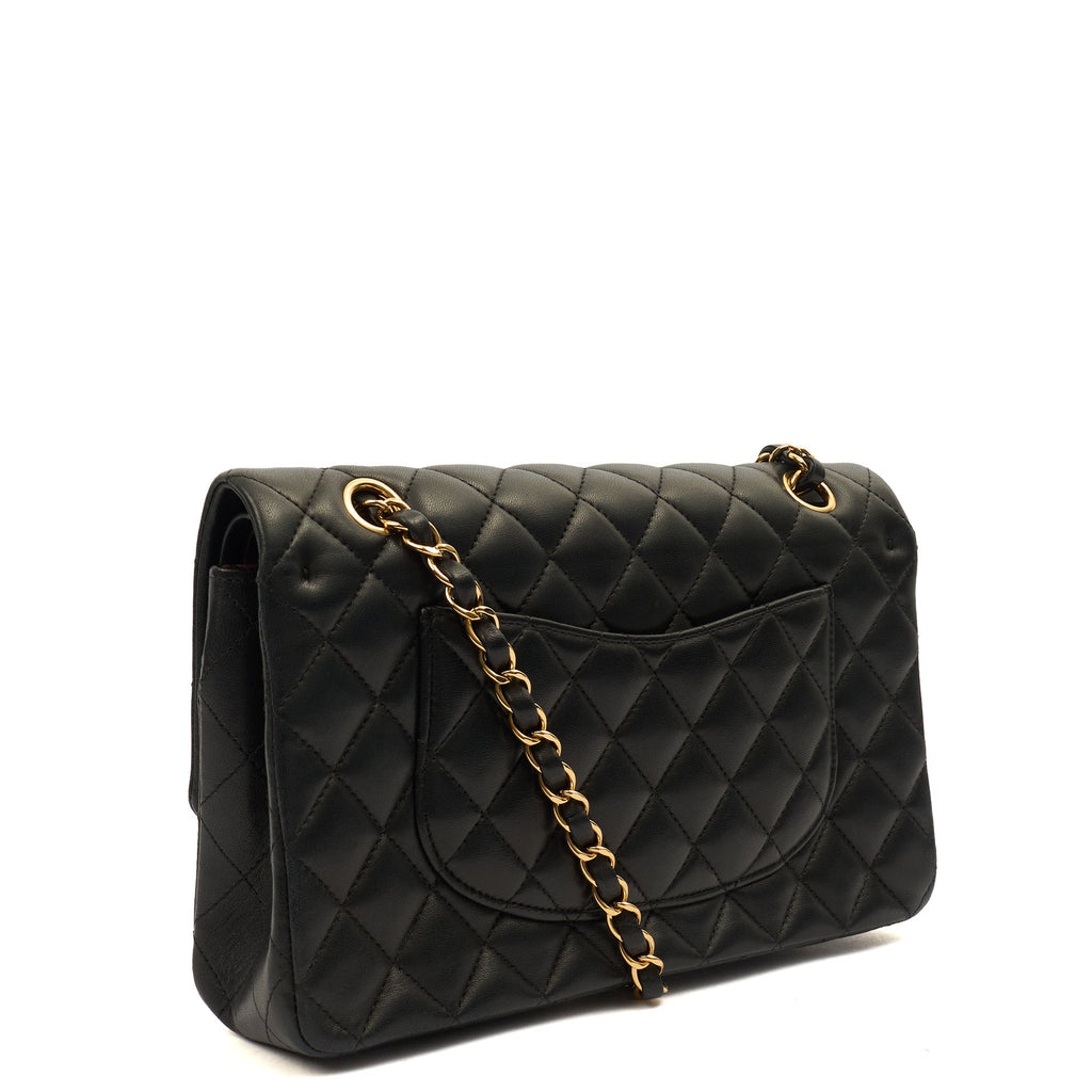 Chanel Classic Double Flap - Medium in Black, Lambskin Leather