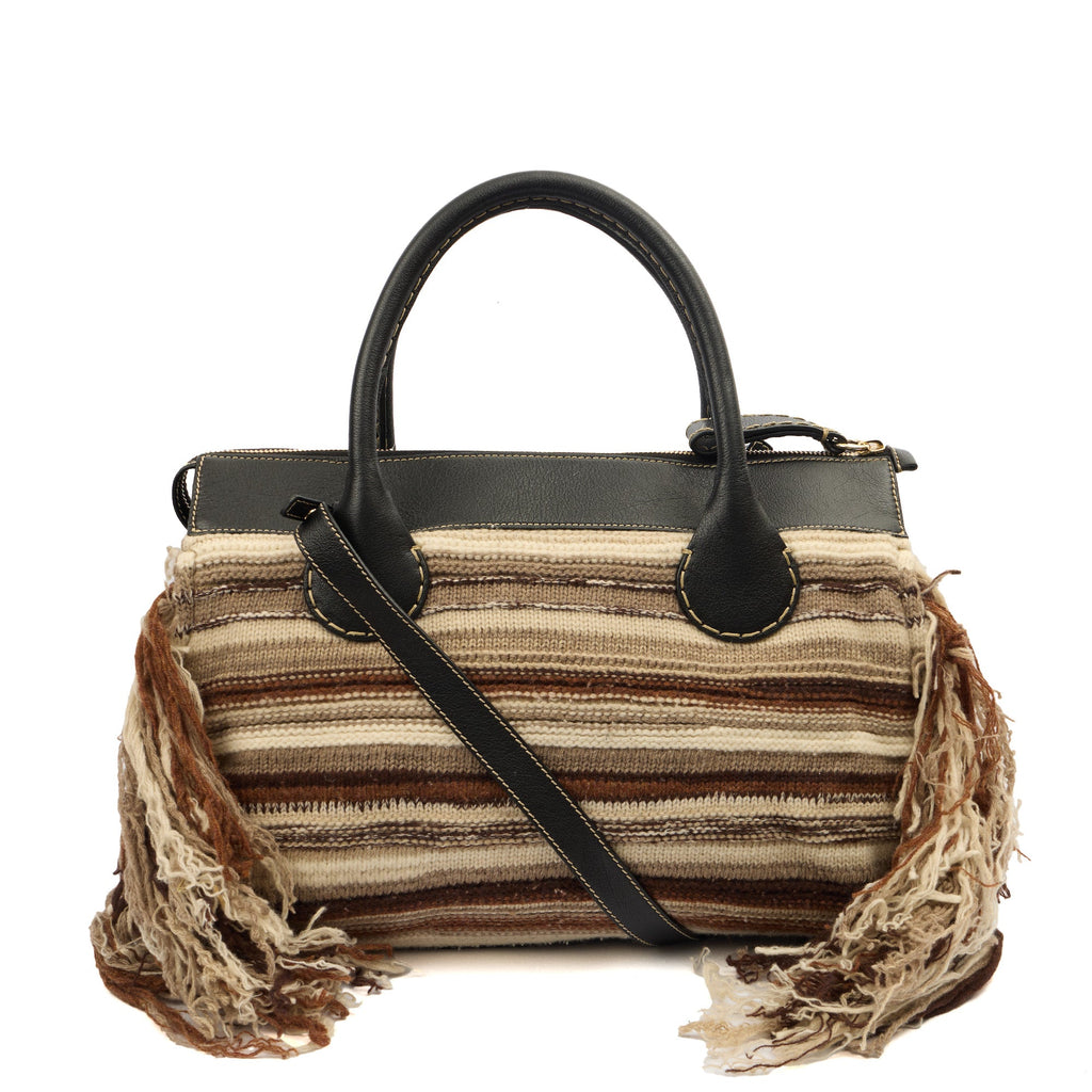 Chloe Tote Edith - Shoulder Bag in Neutral, Fabric
