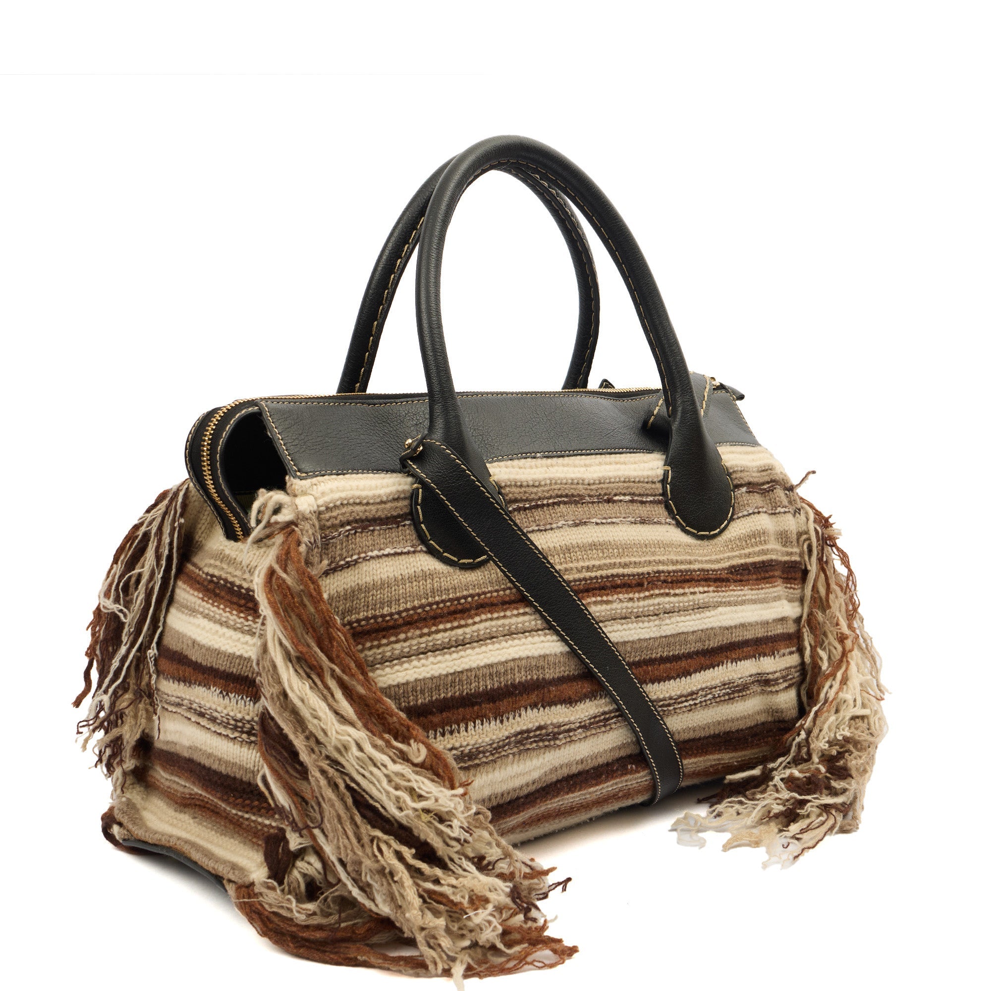 Chloe Tote Edith - Shoulder Bag in Neutral, Fabric