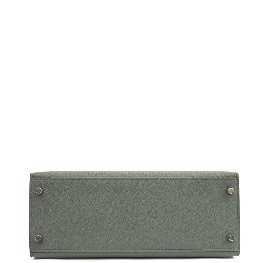 Hermes Tote Kelly 28 in Verte Amande, Epsom Leather