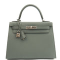 Hermes Tote Kelly 28 in Verte Amande, Epsom Leather