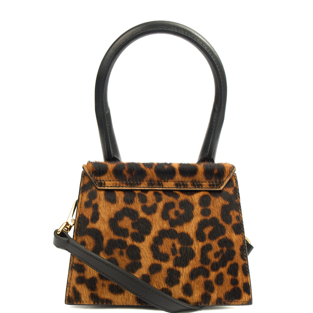 Jacquemus Top Handle Le Chiquito Moyen in Brown, Leather
