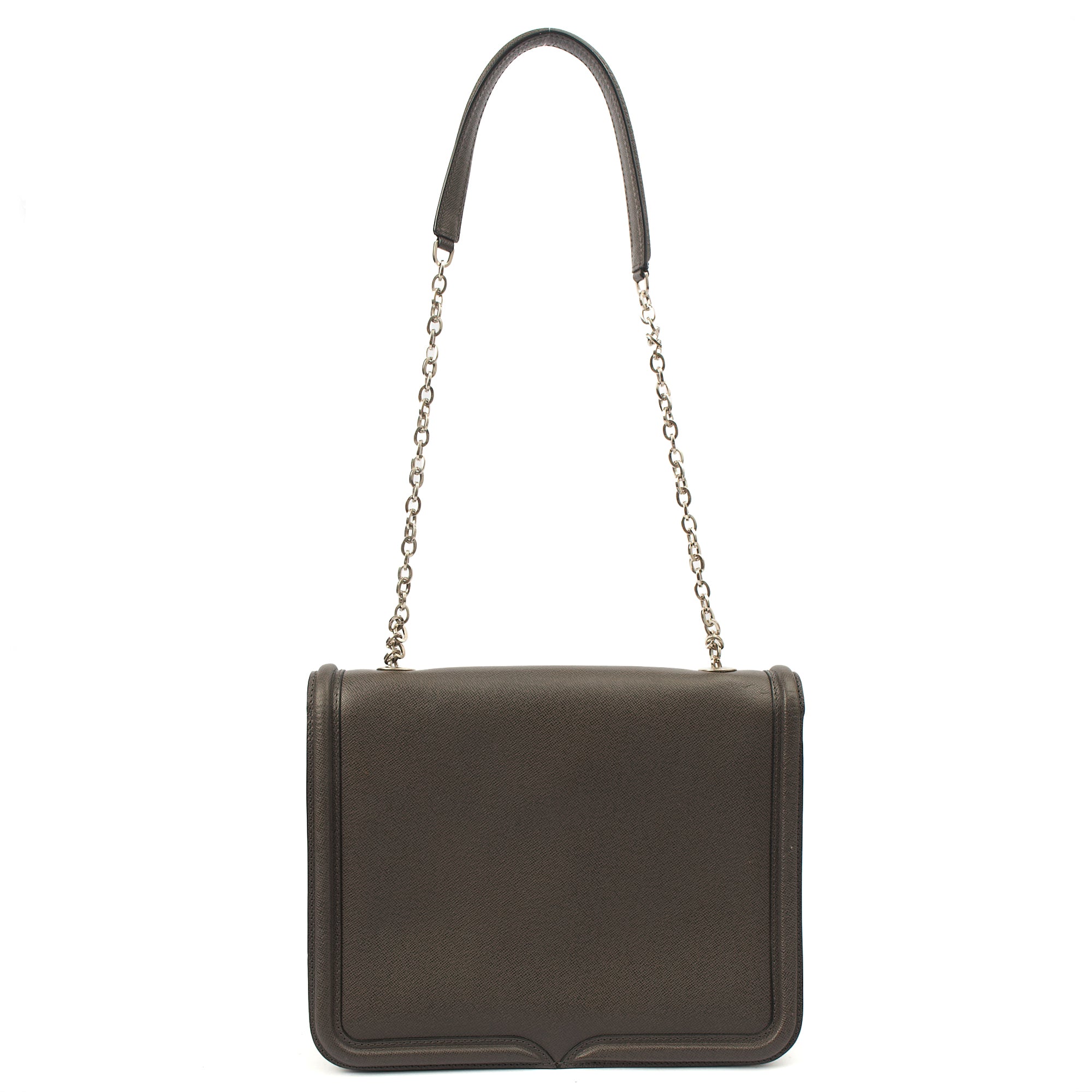 Alexander McQueen Shoulder Bag Heroine 21 in Grey, Leather