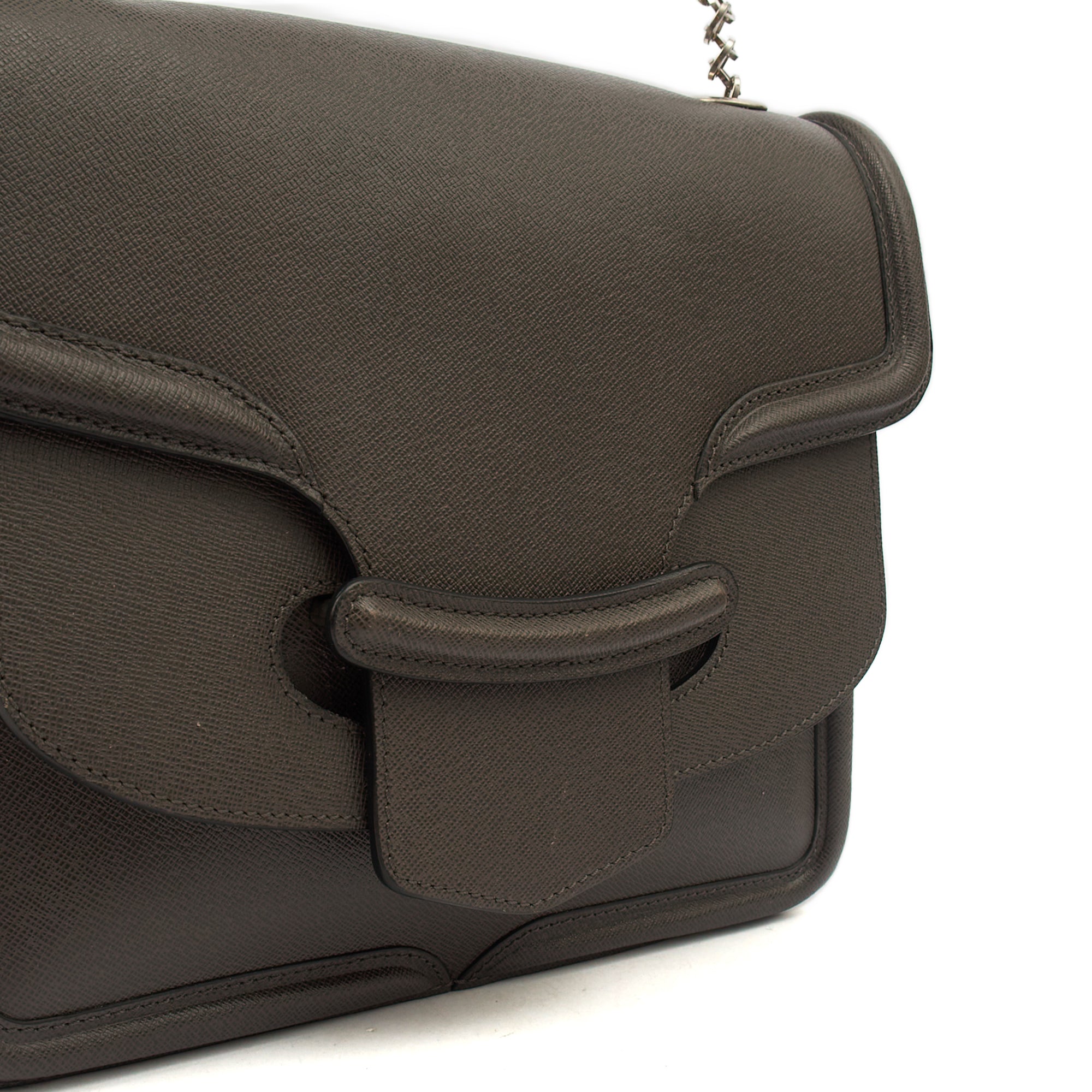 Alexander McQueen Shoulder Bag Heroine 21 in Grey, Leather
