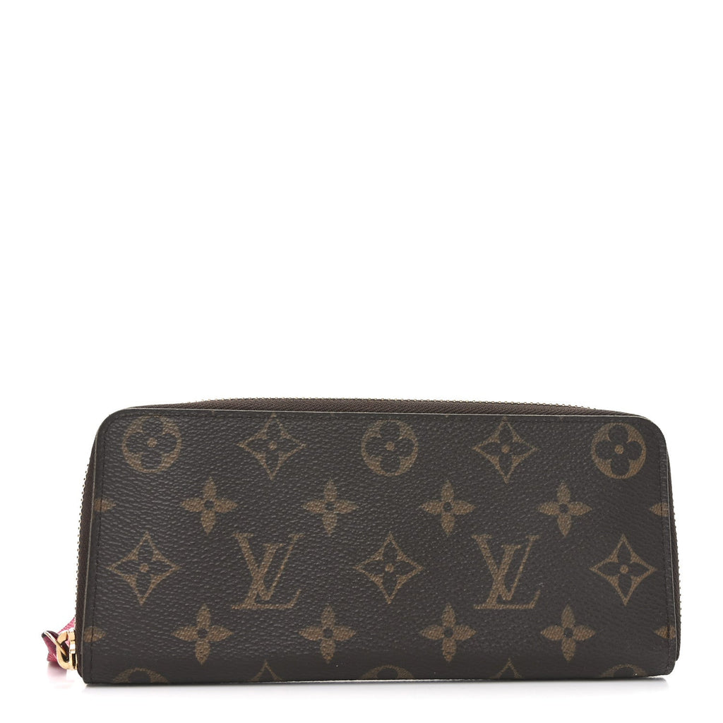 Monogram Clemence Wallet Fuchsia