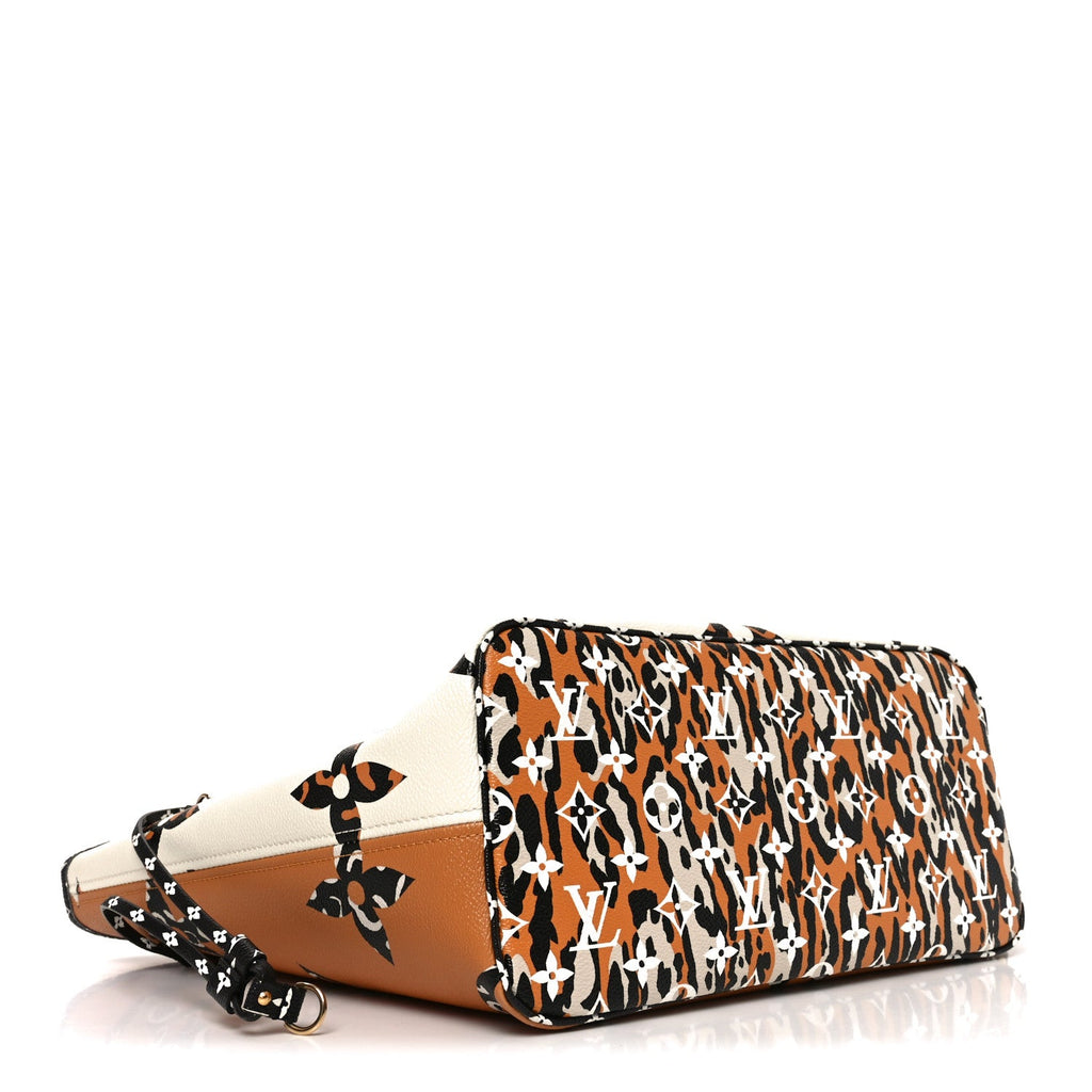 Monogram Giant Jungle Neverfull MM Ivory