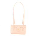Shiny Caviar Preppy Coco Long Vanity With Strap  Light Pink