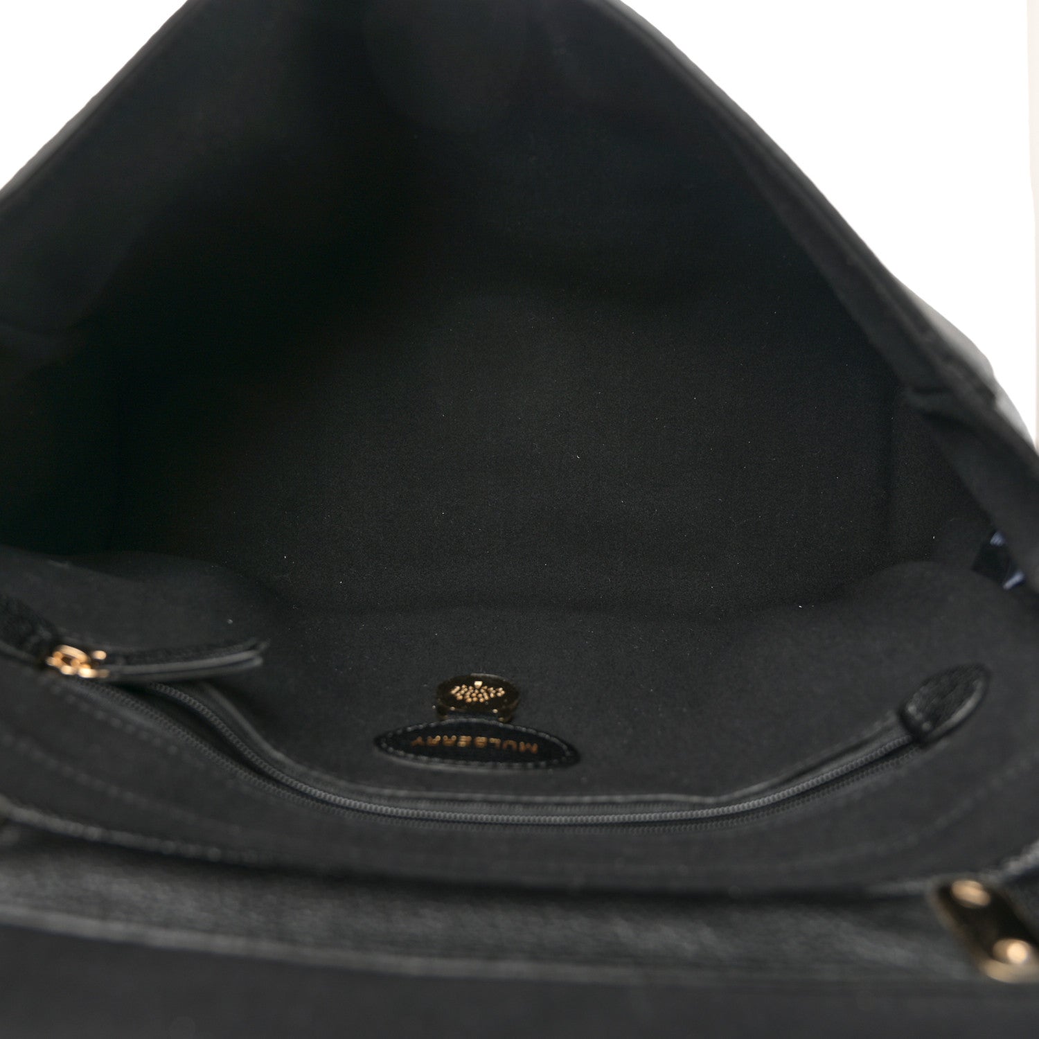 Glossy Goatskin Medium Lily Black