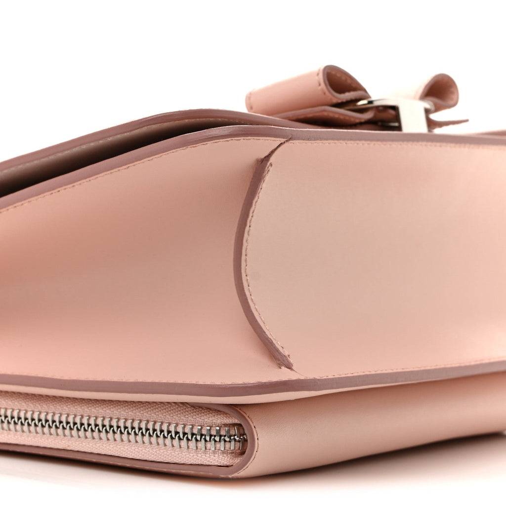Smooth Calfskin Vara Bow Chain Flap Crossbody Bon Bon