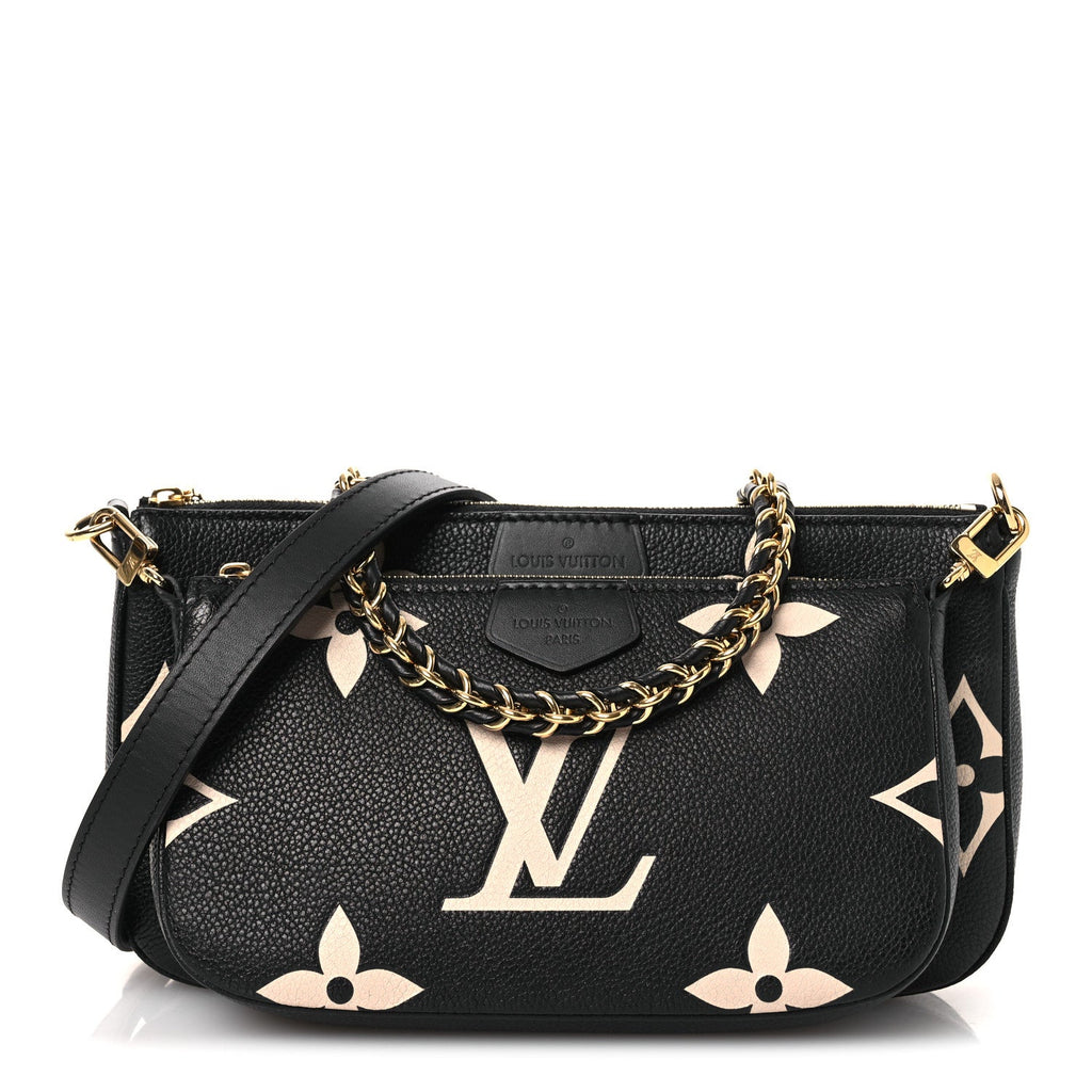 Empreinte Monogram Giant Multi Pochette Accessories Black Beige