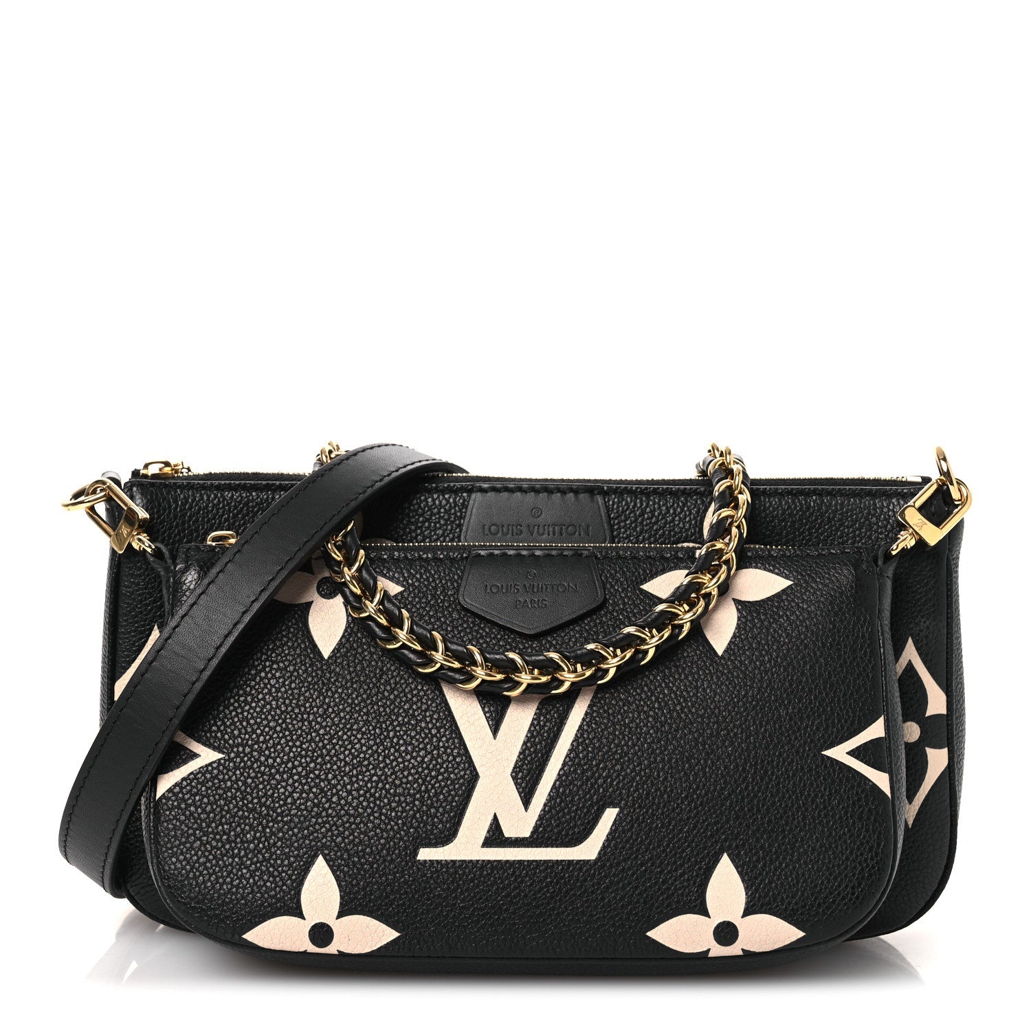 Empreinte Monogram Giant Multi Pochette Accessories Black Beige