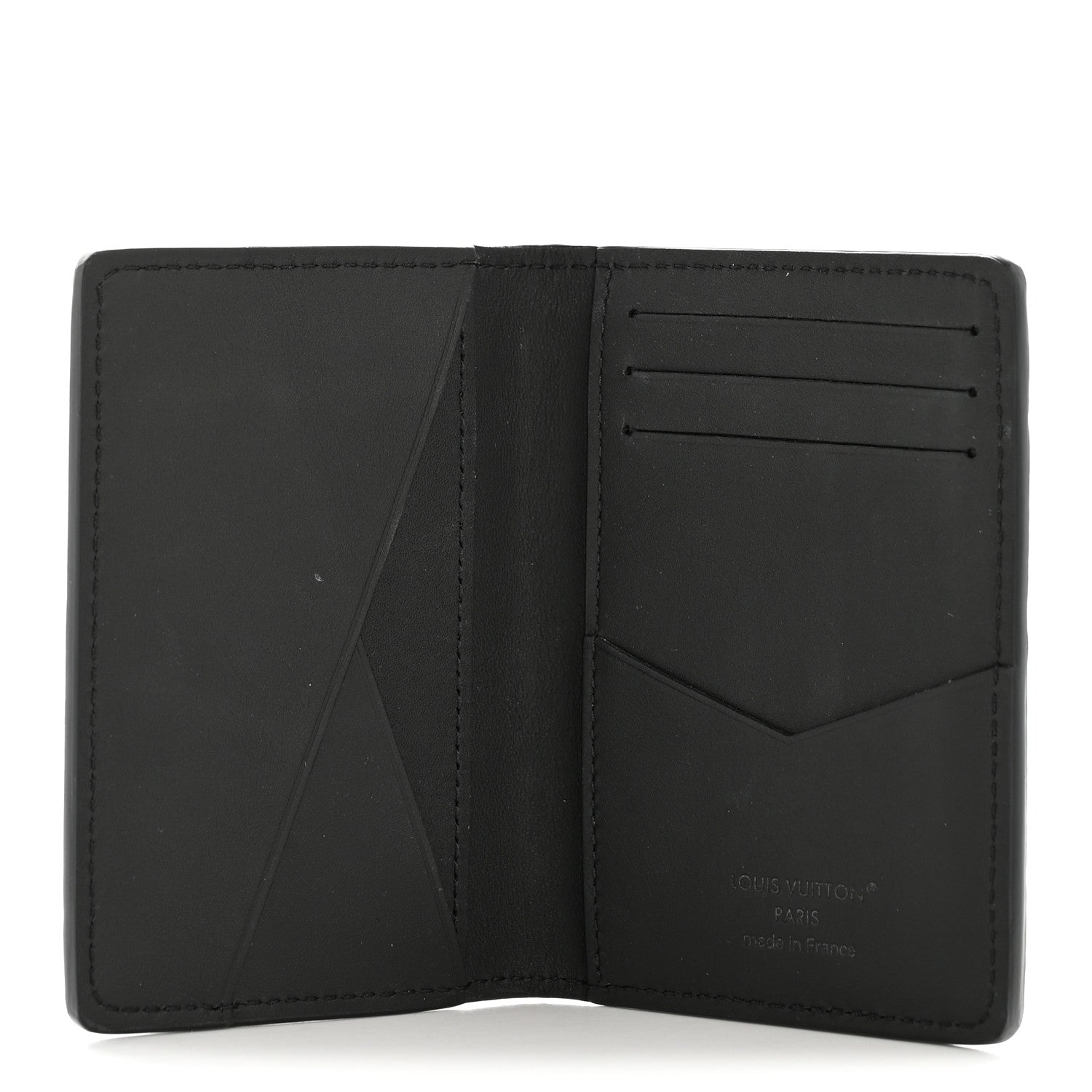 Taurillon Monogram Pocket Organizer Black