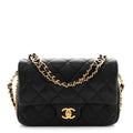 Caviar Quilted Mini CC You Flap Black