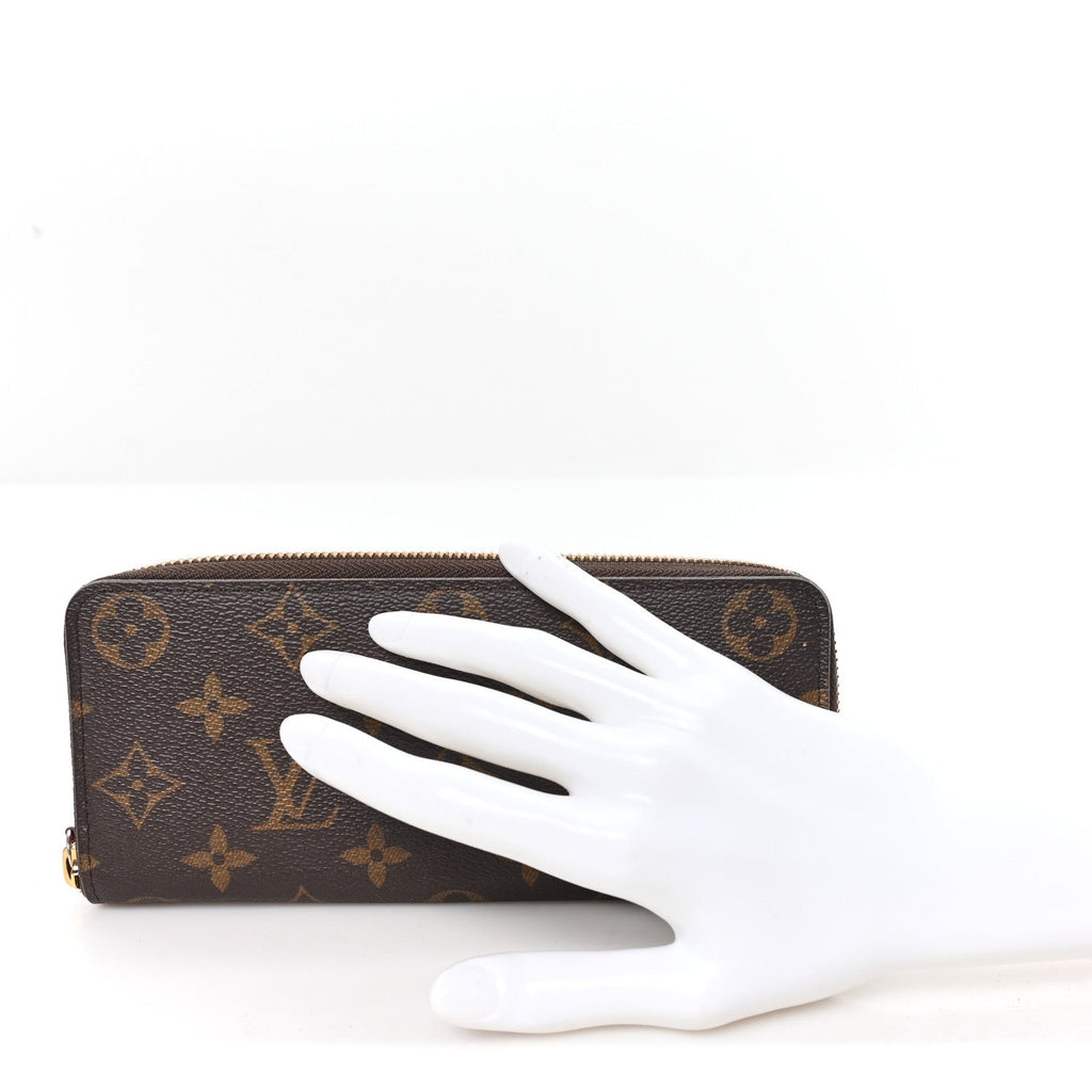 Monogram Clemence Wallet Fuchsia