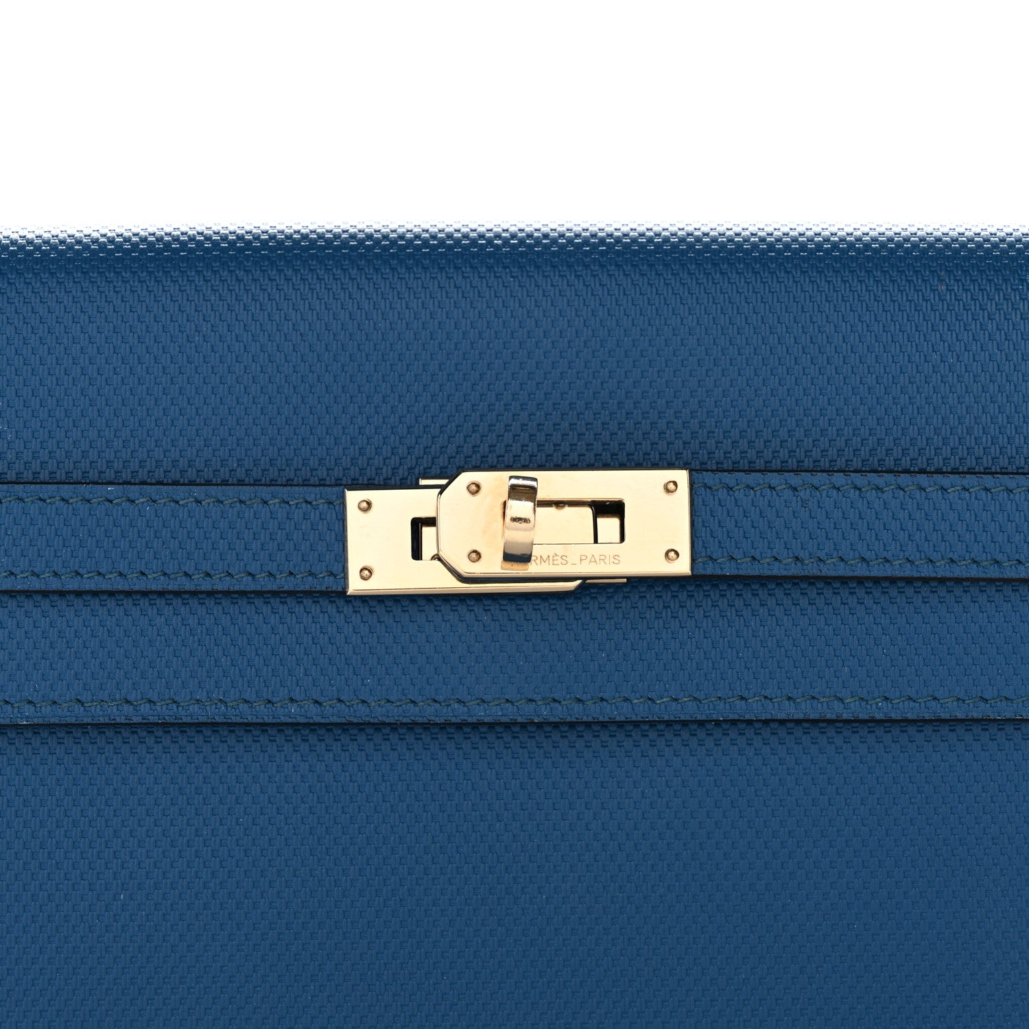 Grain d'H Kelly Longue Wallet Bleu De Galice