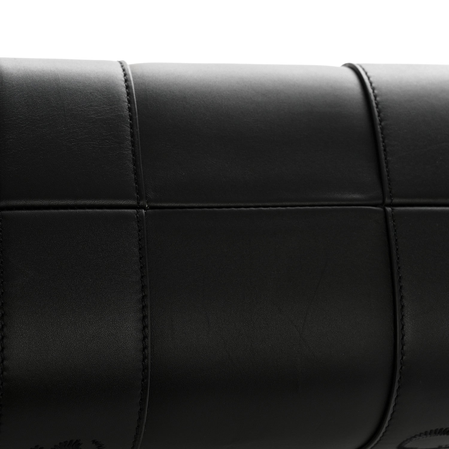 Calfskin Large Woody Tote Black