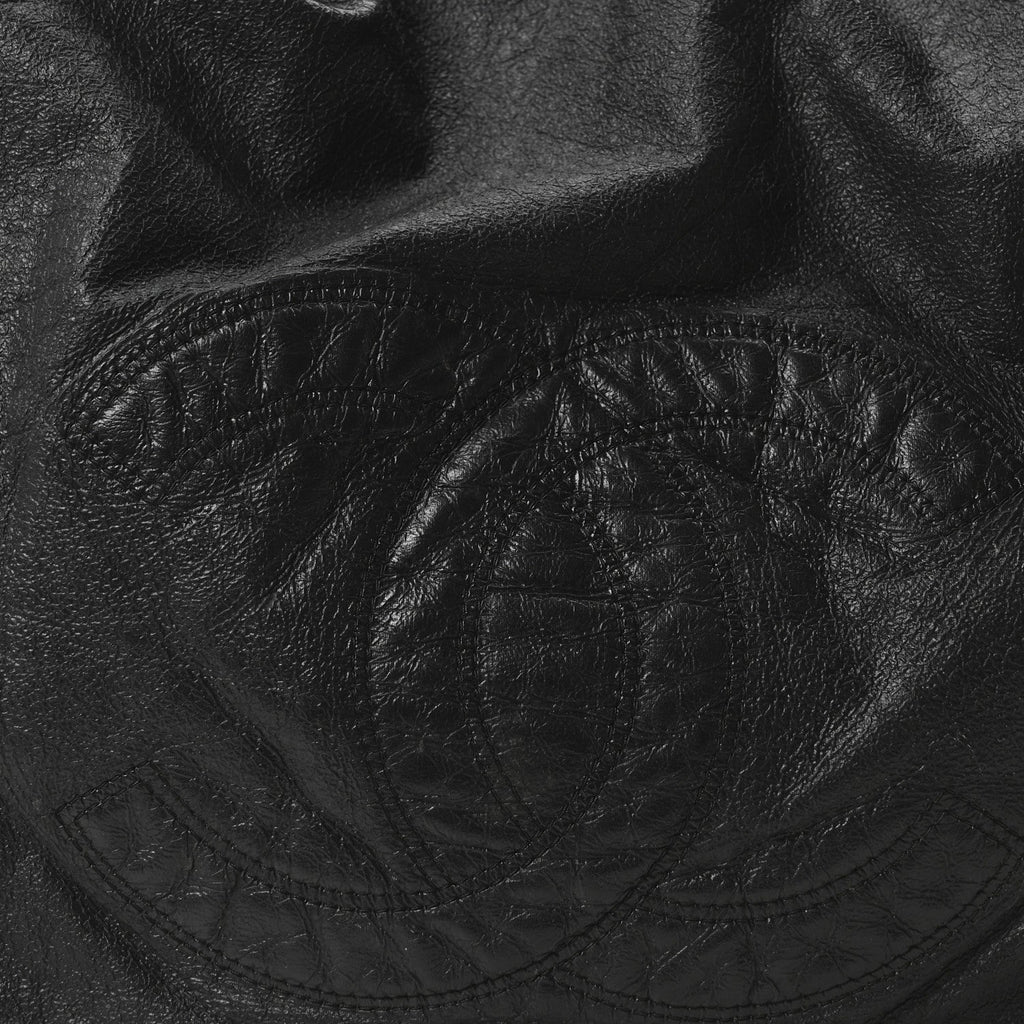 Vinyl XL Rock and Chain Flap Black