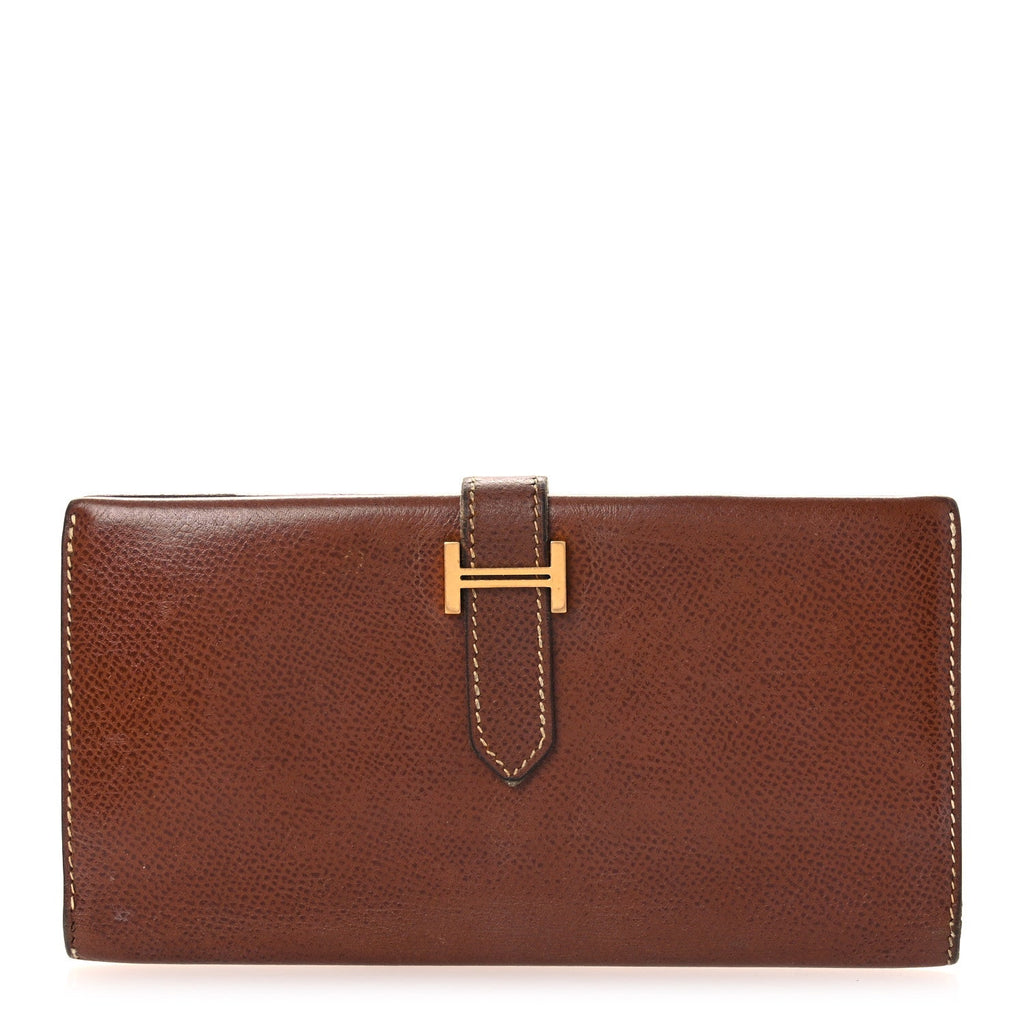 Courchevel Bearn Gusset Wallet Gold