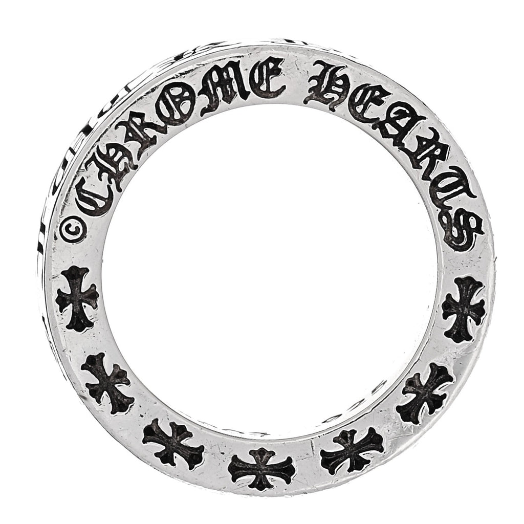 Sterling Silver Cross Fck You Spacer Ring 48 4.5