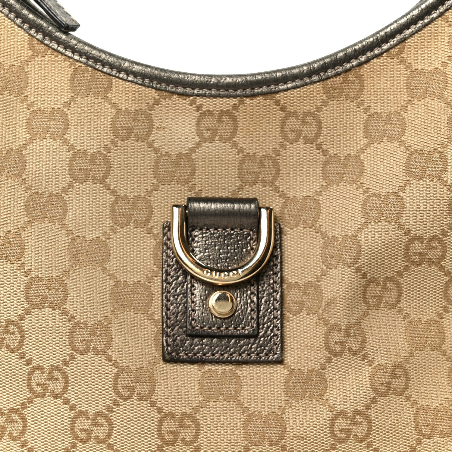 Monogram Medium Abbey D Ring Hobo Brown