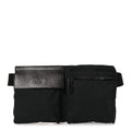 GG Monogram Double Pocket Belt Bag Black
