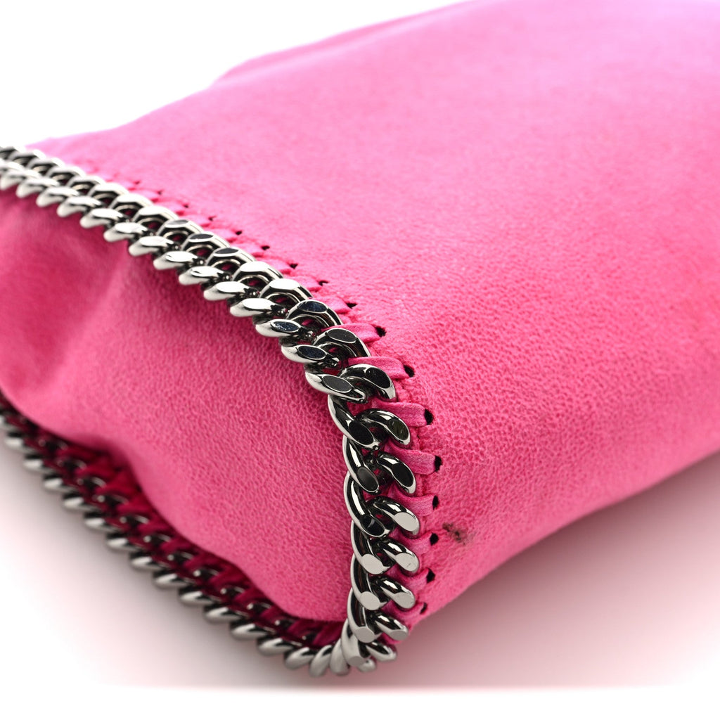 Shaggy Deer Mini Falabella Tote Hot Pink