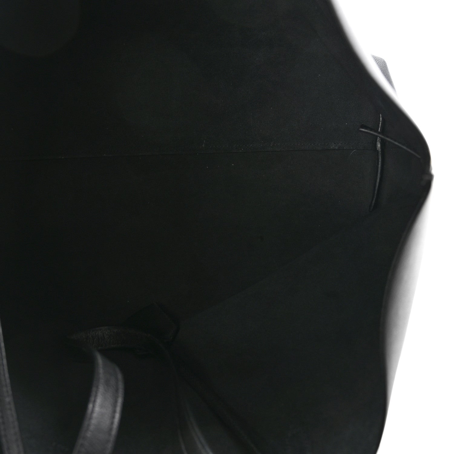 Calfskin Large Shopping Tote Black