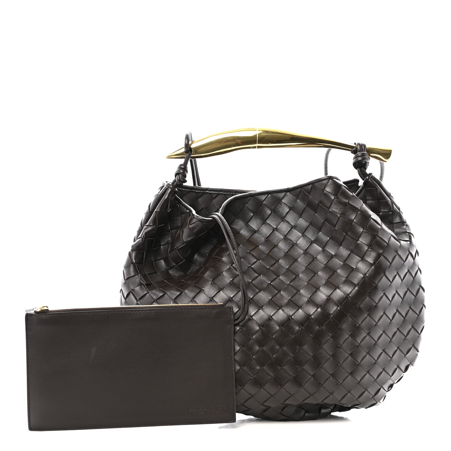 Nappa Intrecciato Large Sardine Bag Fondant
