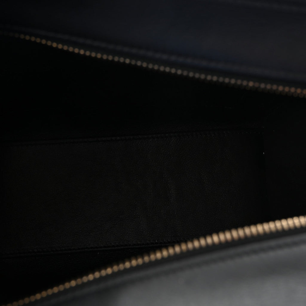 Smooth Calfskin Nano Luggage Black
