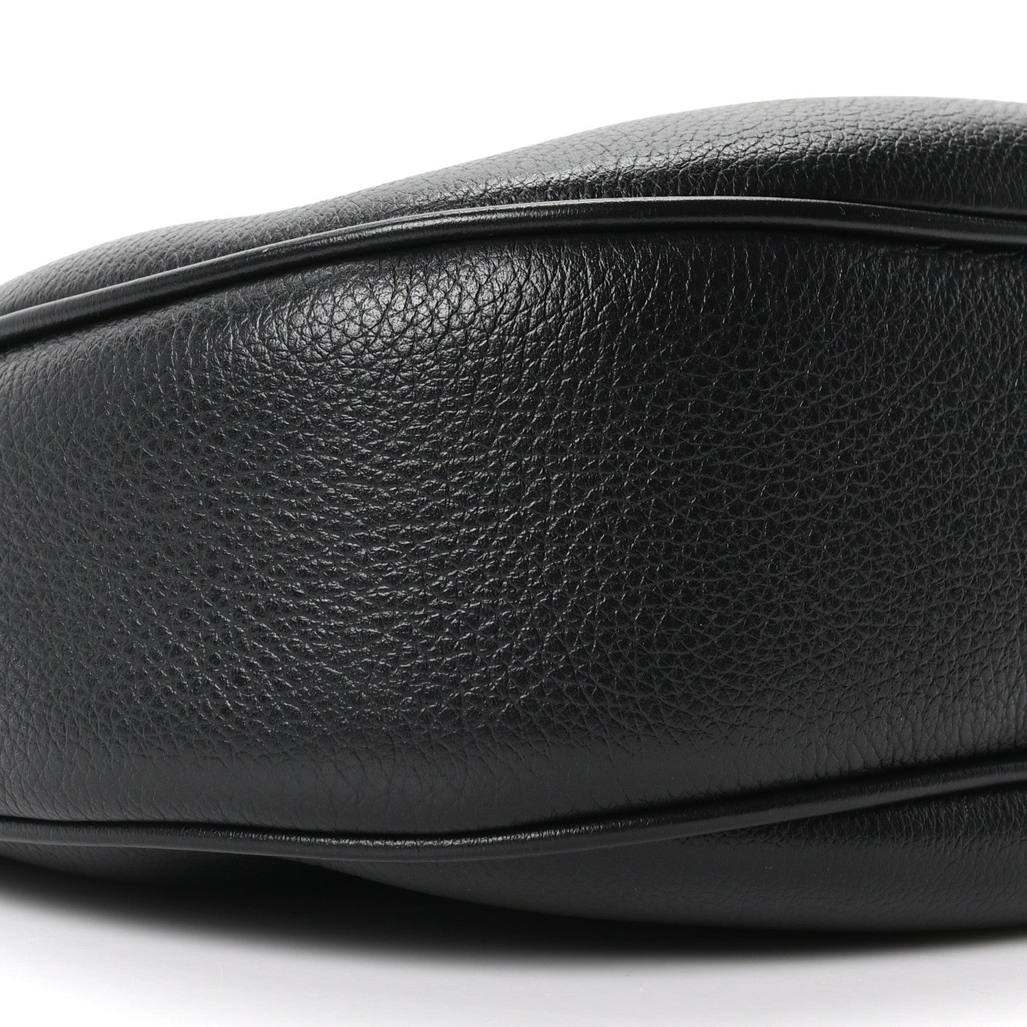 Supple Calfskin Cuir Triomphe Small Heloise Shoulder Bag Black