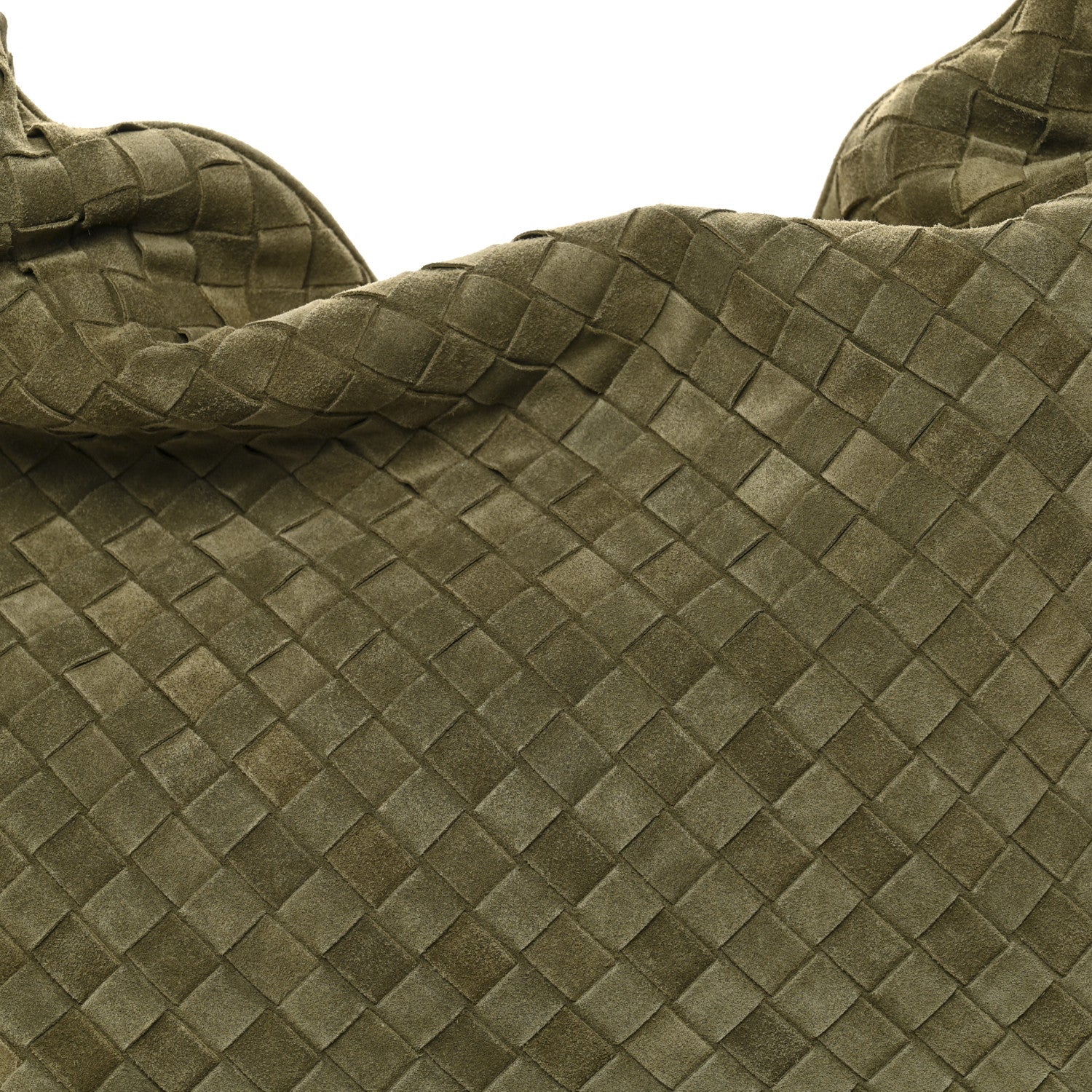Suede Intrecciato Large Hop Mud