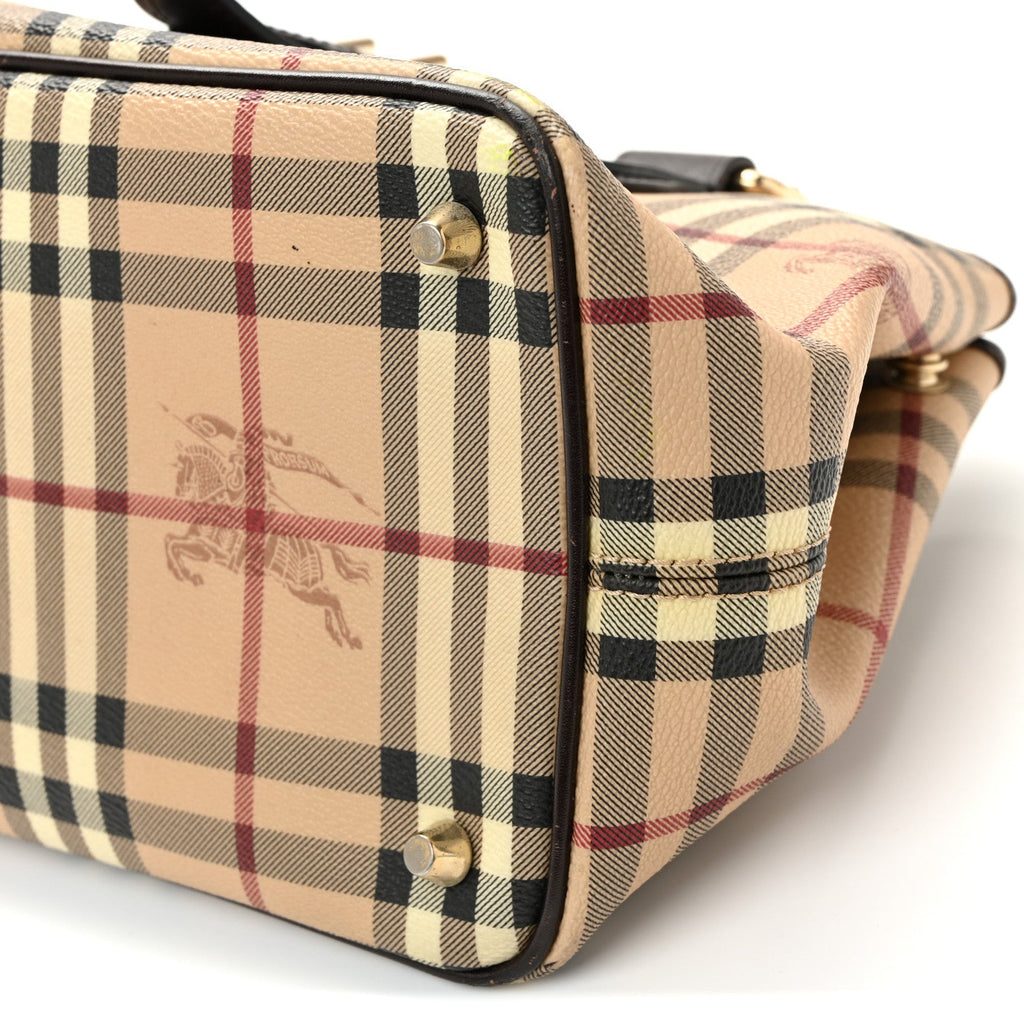 Haymarket Check Eden Tote Chocolate