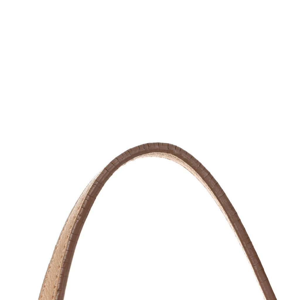 Visetos Medium Top Zip Shopper Tote Beige