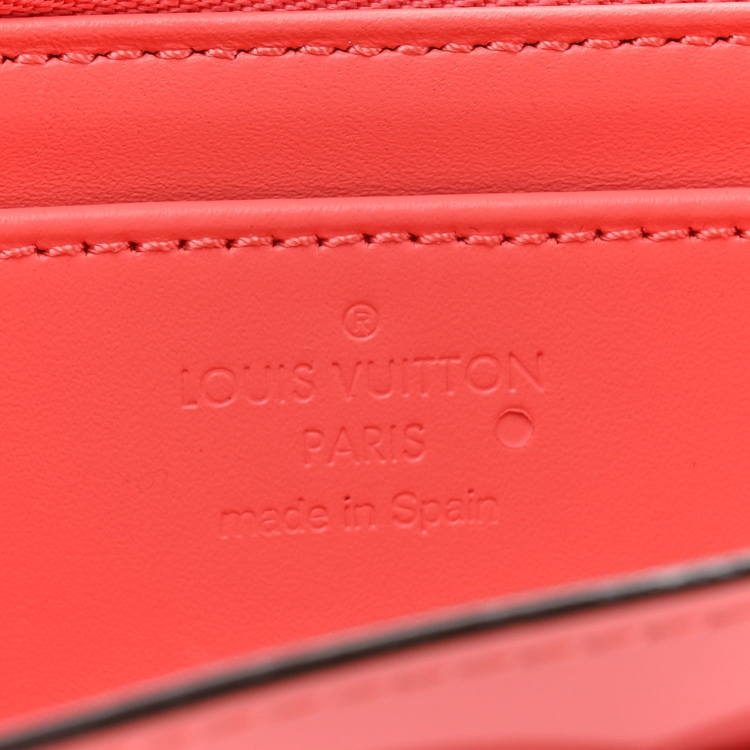 Patent Louise Wallet Rose Litchi
